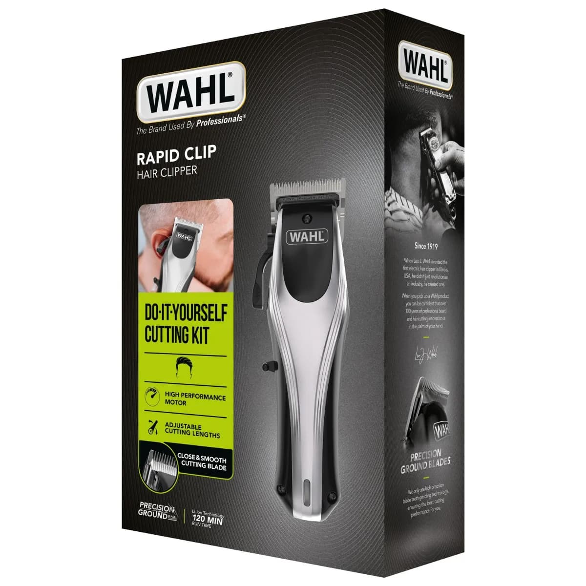 Wahl Professional Rapid Clip Stainless Steel Επαναφορτιζόμενη Κουρευτική Μηχανή Μαύρη 09657-0460 4