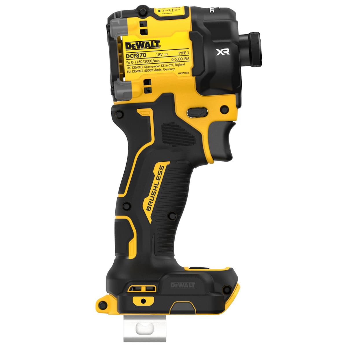 DEWALT DCF870N-XJ Παλμικό Κατσαβίδι Μπαταρίας Solo Brushless 18V 5
