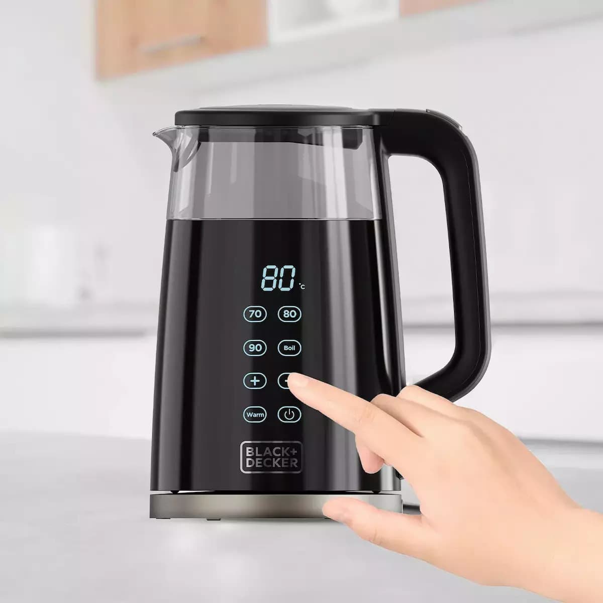 Black & Decker Βραστήρας 1.7lt 2200W Μαύρος ES9580090B 5