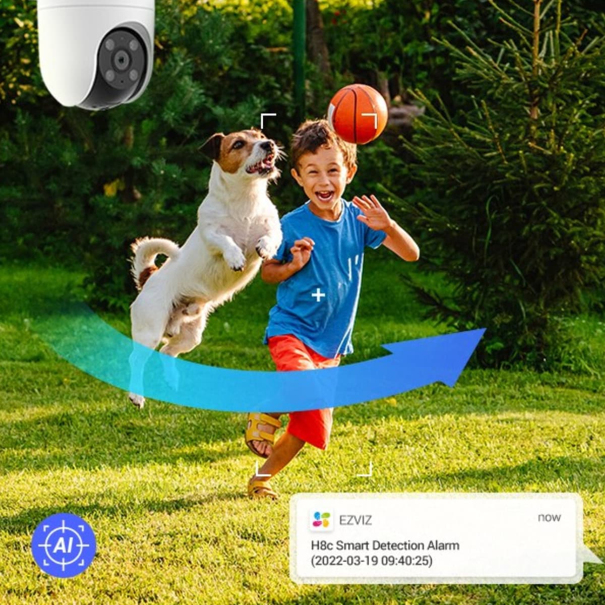 Ezviz CS-H8c IP Κάμερα Παρακολούθησης 4K Αδιάβροχη με Αμφίδρομη Επικοινωνία και Φακό 4mm 4