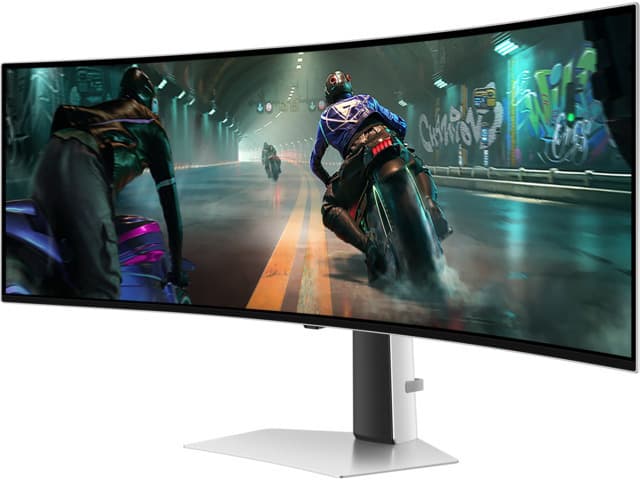 Samsung Odyssey G9 G91SD Ultrawide OLED HDR Curved Monitor 49" 5120x1440 144Hz με Χρόνο Απόκρισης 0.03ms GTG Ασημί 14