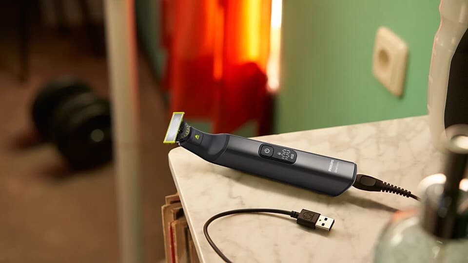 Philips OneBlade Pro 360 QP6652/61 Ξυριστική Μηχανή Προσώπου / Σώματος Επαναφορτιζόμενη 3