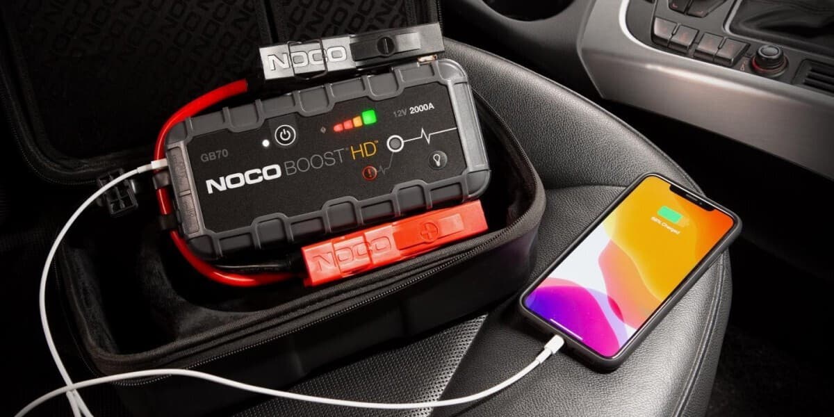 Noco Boost Gb70 Hd Ultrasafe Φορητός Εκκινητής Μπαταρίας Αυτοκινήτου & Μοτοσυκλέτας 2000A με Power Bank / USB 12V 0-46221-15005-6 4