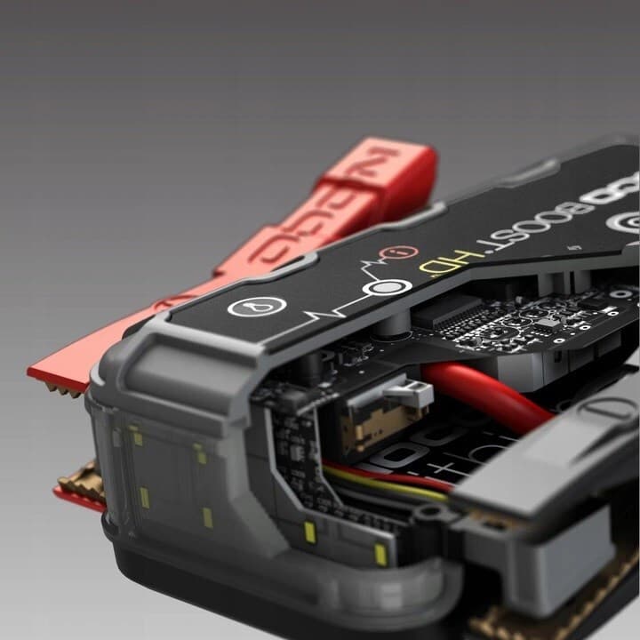 Noco Boost Gb70 Hd Ultrasafe Φορητός Εκκινητής Μπαταρίας Αυτοκινήτου & Μοτοσυκλέτας 2000A με Power Bank / USB 12V 0-46221-15005-6 7