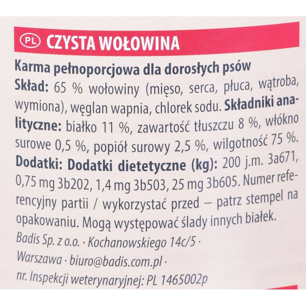 Animonda Grancarno Single Protein Υγρή Τροφή Σκύλων σε Κονσέρβα με Μοσχάρι χωρίς Σιτηρά & Γλουτένη 800gr 2