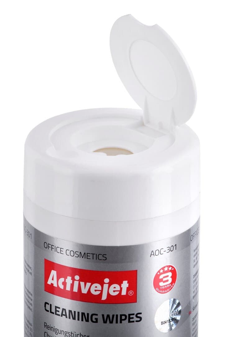 Active Jet Αξεσουάρ Καθαρισμού Γραφείου Cleaning Office Equipment Wipes 100τμχ AOC-301 3