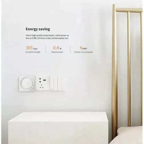Yeelight LED Φωτιστικό Νυκτός Πρίζας με Φωτοκύτταρο YLYD11YL 12