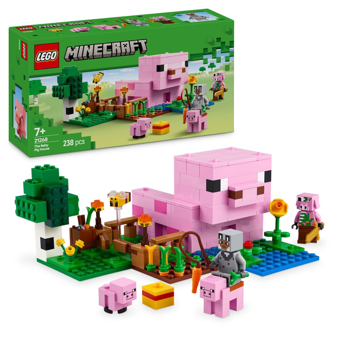 LEGO Minecraft The Baby Pig House για 7+ Ετών 238τμχ 21268 3