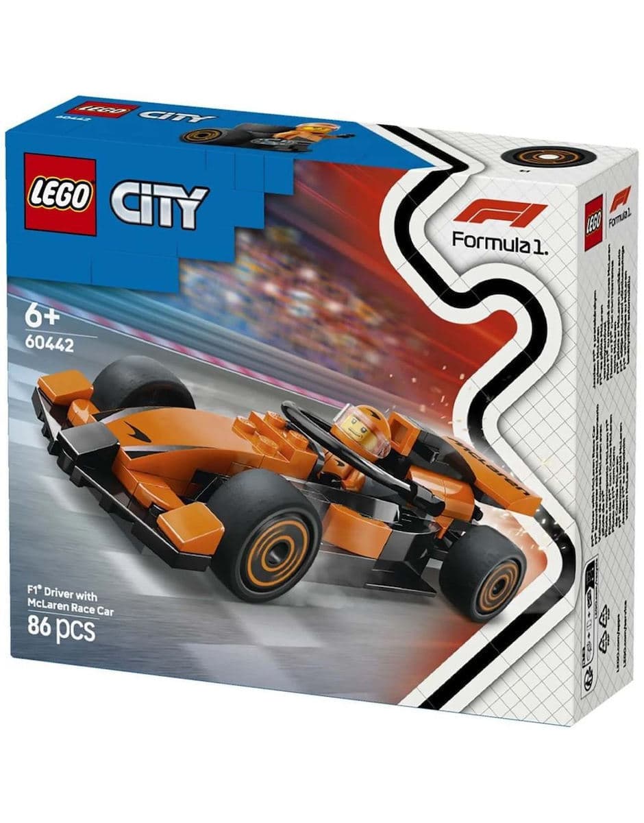 LEGO City F1® Driver With Mclaren Race Car για 6+ Ετών 86τμχ 60442 3