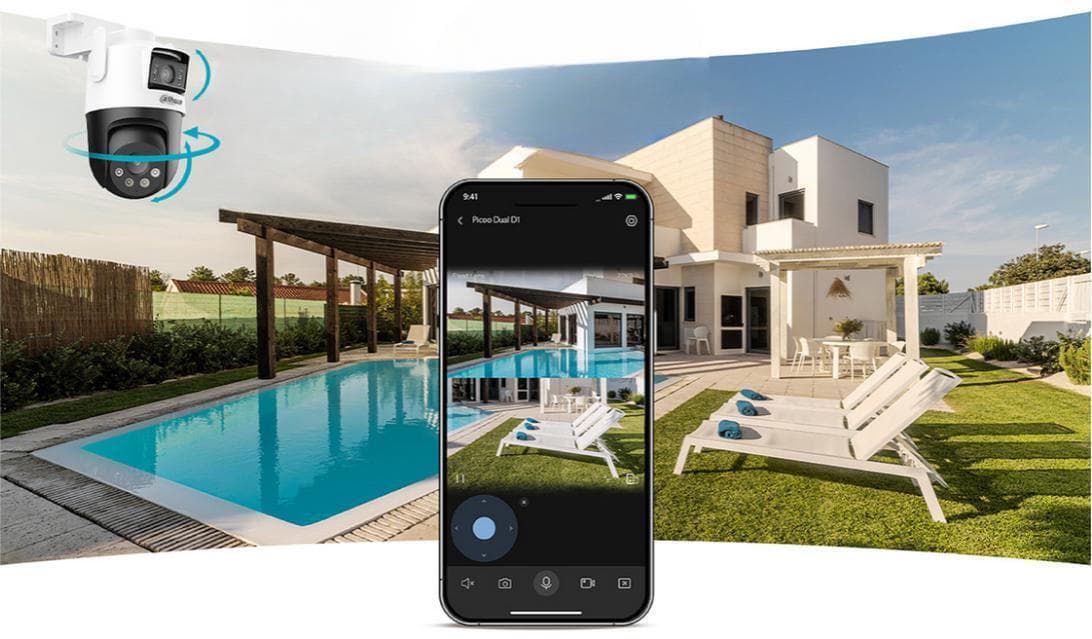 Dahua P5D-5F-PV-0280B/600B IP Dual Κάμερα Παρακολούθησης Wi-Fi Full HD+ 5MP Αδιάβροχη με Αμφίδρομη Επικοινωνία και Φακό 3.6mm 7