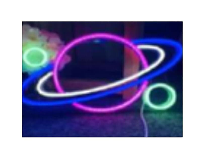 Active Jet Neon Διακοσμητικό Φωτιστικό LED AJE-NEON PLANET 7