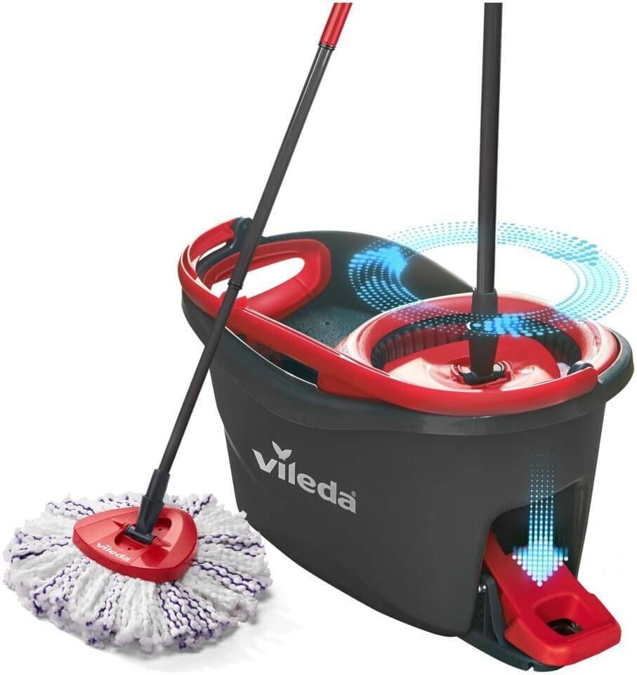 Vileda Rotary Mop Turbo Σφουγγαρίστρα με Μικροίνες 167751 3