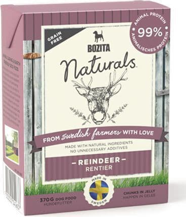 Bozita Naturals Tetra Pack Υγρή Τροφή Σκύλων με Κρέας χωρίς Σιτηρά 370gr 000421 2