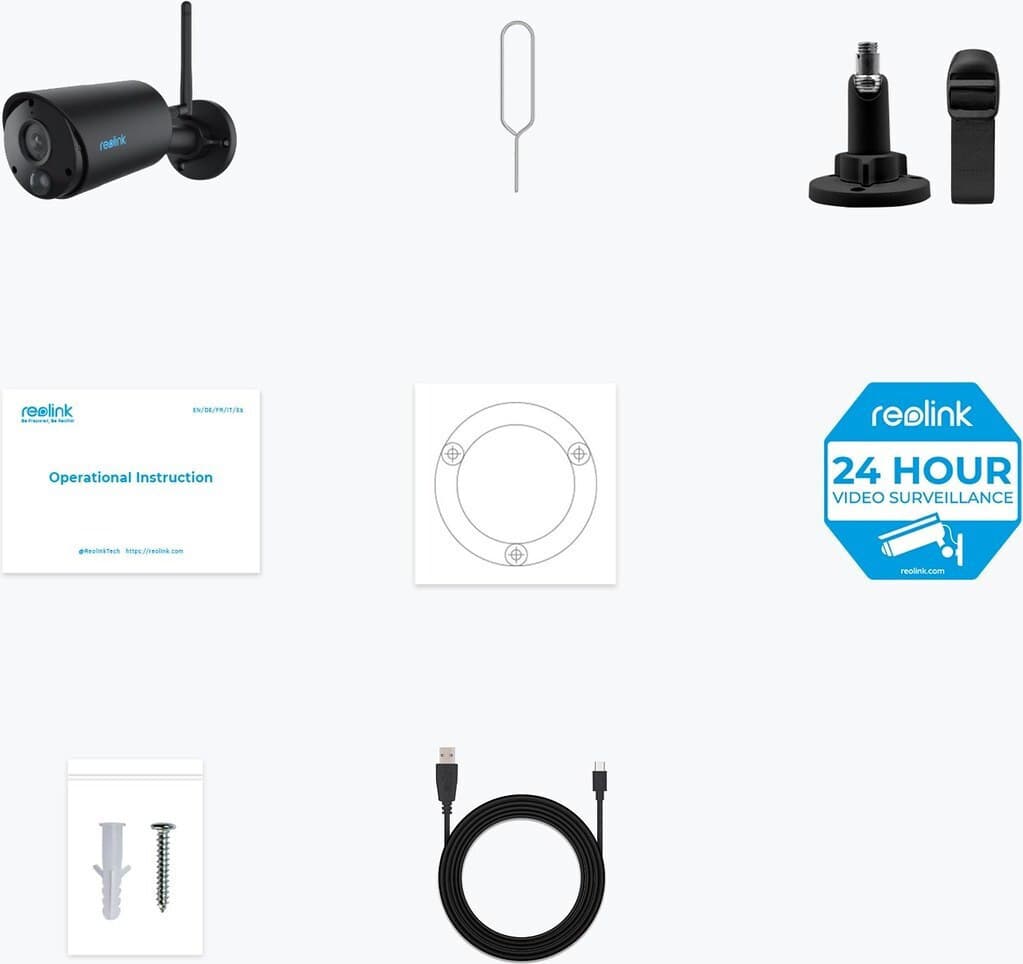 Reolink Argus Series IP Κάμερα Παρακολούθησης Wi-Fi Full HD+ 3MP Αδιάβροχη Μπαταρίας με Αμφίδρομη Επικοινωνία 4