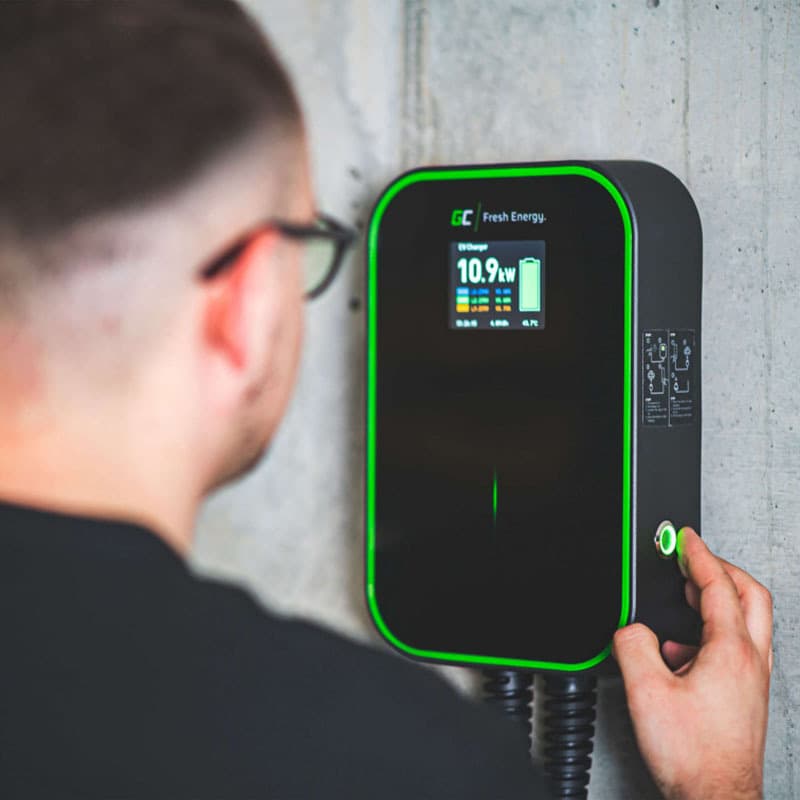 Green Cell EV15RFID Επιτοίχιος Τριφασικός Φορτιστής 22kW Type 2 (EV15RFID) 8