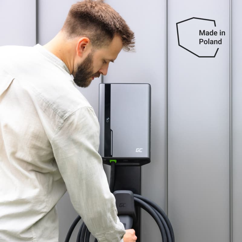 Green Cell Επιτοίχιος Τριφασικός Φορτιστής 22kW με Ενσωματωμένο Καλώδιο 5m Type 2 (EVGC021B2250) 8