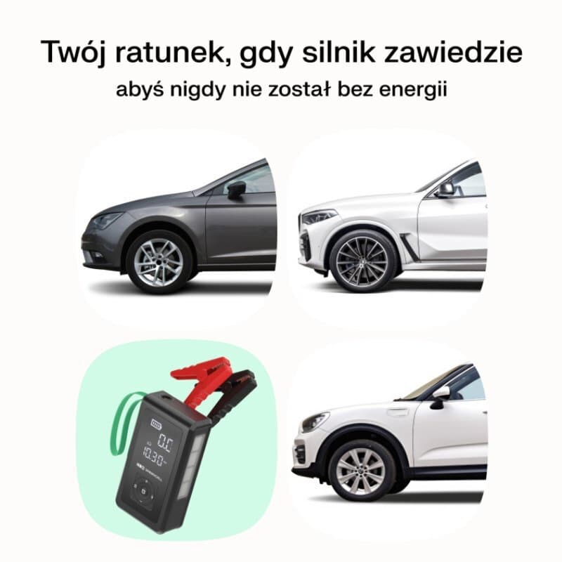 Green Cell Φορητός Εκκινητής Μπαταρίας Αυτοκινήτου & Μοτοσυκλέτας 8000mAh με Power Bank / Φακό 12V CJSGC03 5