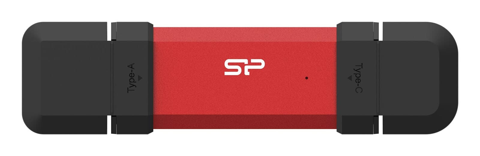 Silicon Power Ds72 250GB USB 3.2 SSD Stick με σύνδεση USB-A & USB-C Κόκκινο