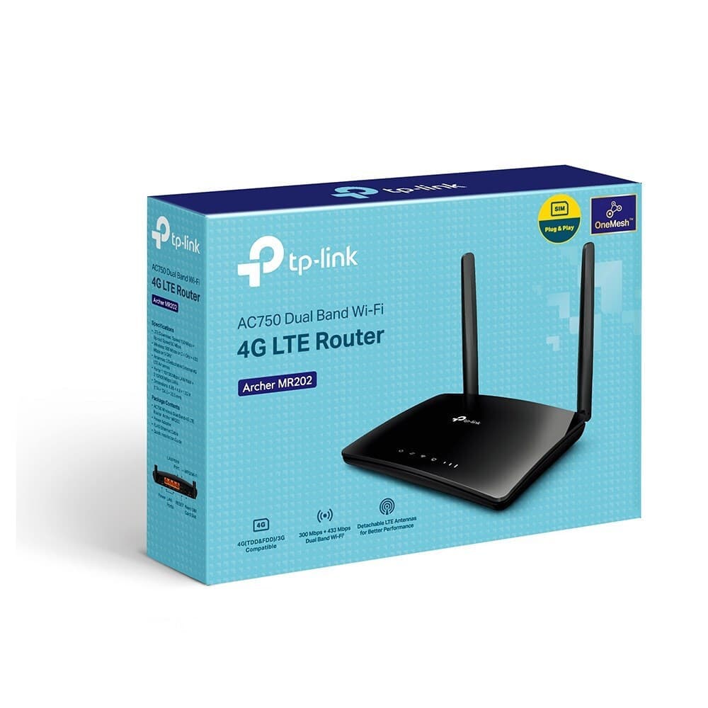 TP-LINK Archer MR202 v1 Ασύρματο 4G Router Wi‑Fi 5 με 3 Θύρες 5