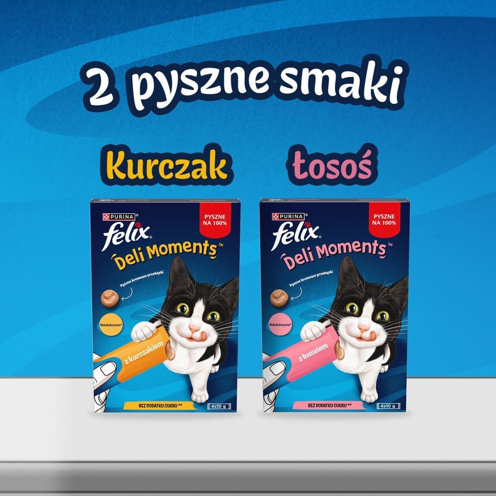 Felix Λιχουδιές με Σολομό για Ενήλικες Γάτες 10gr 2
