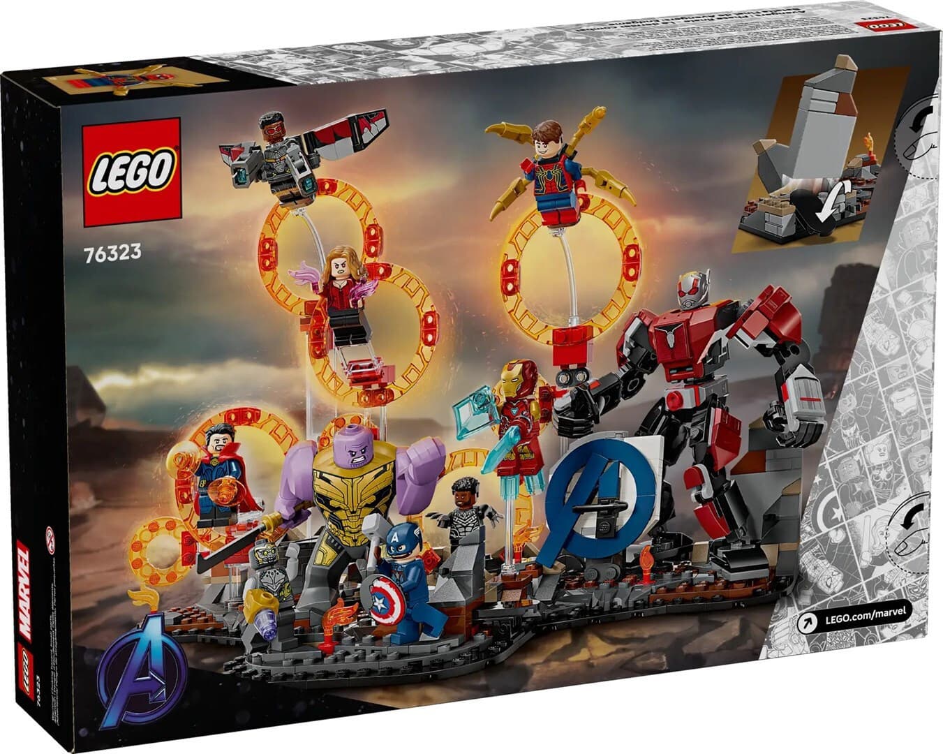 LEGO Marvel Avengers: Endgame - Final Battle για 10+ Ετών 621τμχ 76323 9