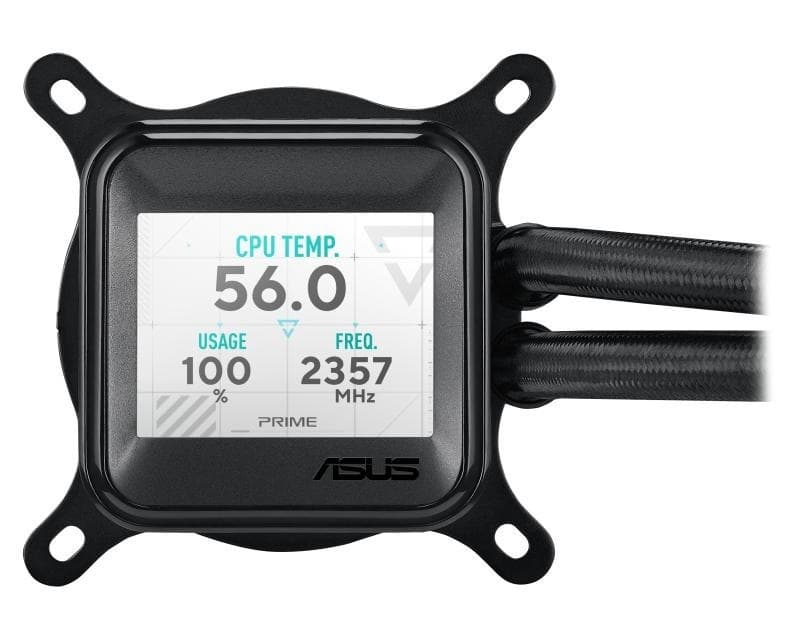 Asus Prime LC 360 ARGB LCD Υδρόψυξη AIO CPU με 3 Ανεμιστήρες 120mm 6
