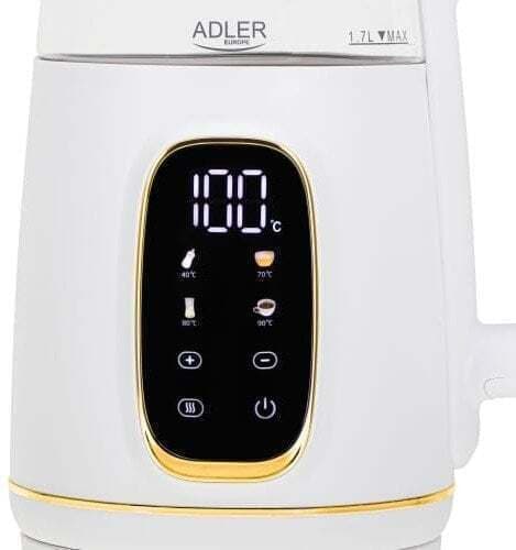 Adler Βραστήρας 1.7lt 1850W Λευκός AD 1305 11