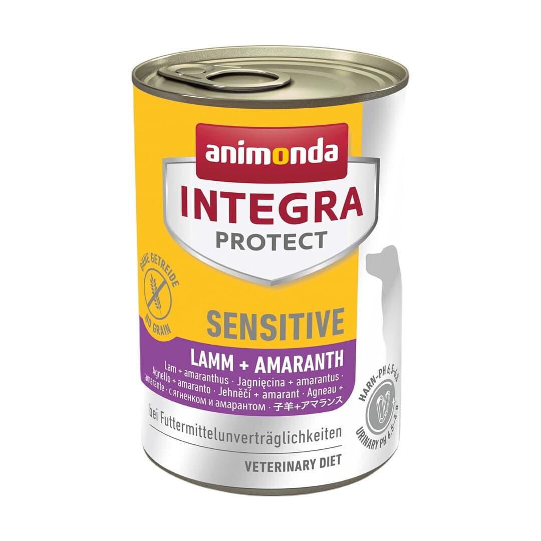 Animonda Integra Protect Sensitive Υγρή Τροφή Σκύλων σε Κονσέρβα Διαίτης με Αρνί χωρίς Γλουτένη 400gr 3
