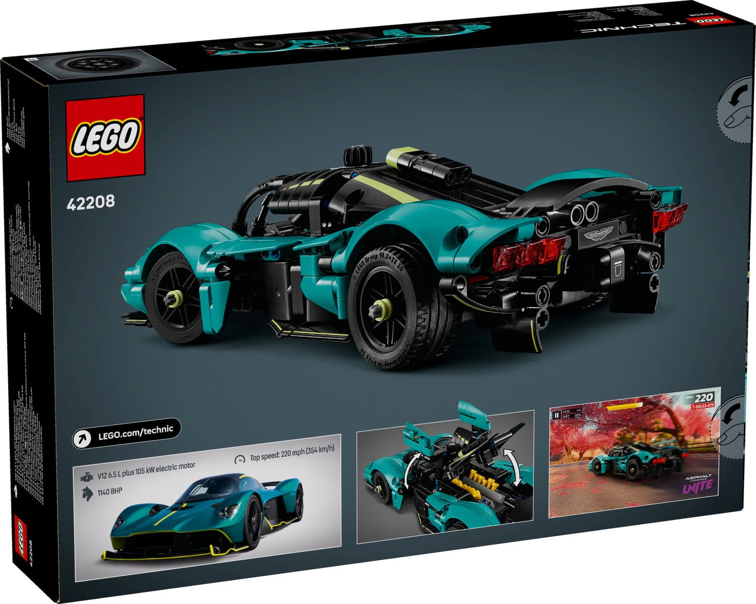 LEGO Technic Aston Martin Valkyrie για 9+ Ετών 707τμχ 42208 3
