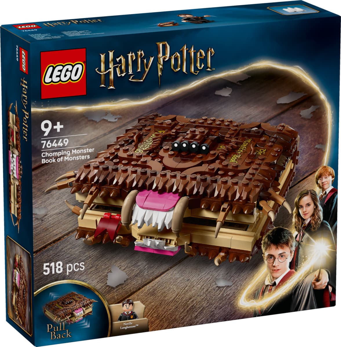 LEGO Harry Potter Chomping Monster Book of Monsters για 9+ Ετών 518τμχ 76449 7