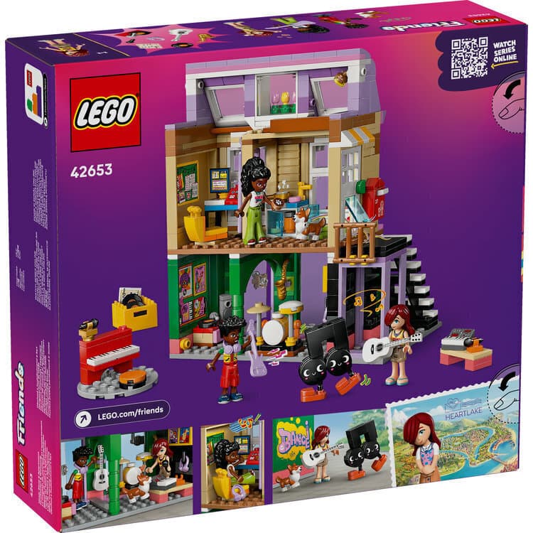 LEGO Friends Music Store & Apartment για 7+ Ετών 483τμχ 42653 4
