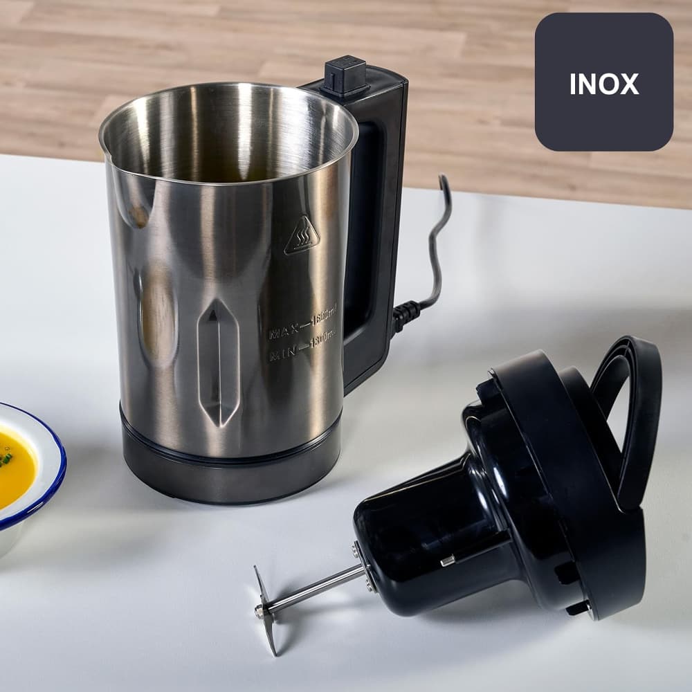 Black & Decker BXSM1000E ES9250090B Θερμομάγειρας 1040W με Χωρητικότητα 1.6lt Ασημί 5