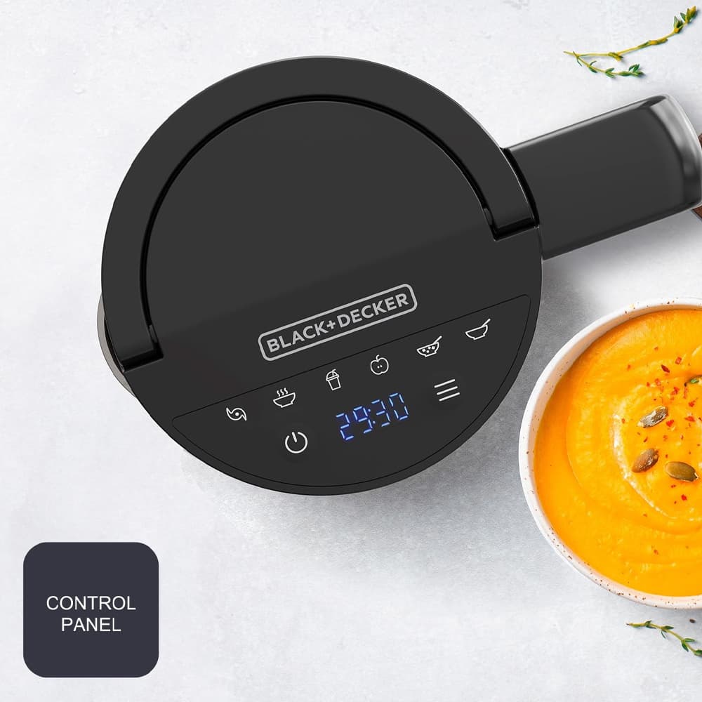 Black & Decker BXSM1000E ES9250090B Θερμομάγειρας 1040W με Χωρητικότητα 1.6lt Ασημί 8