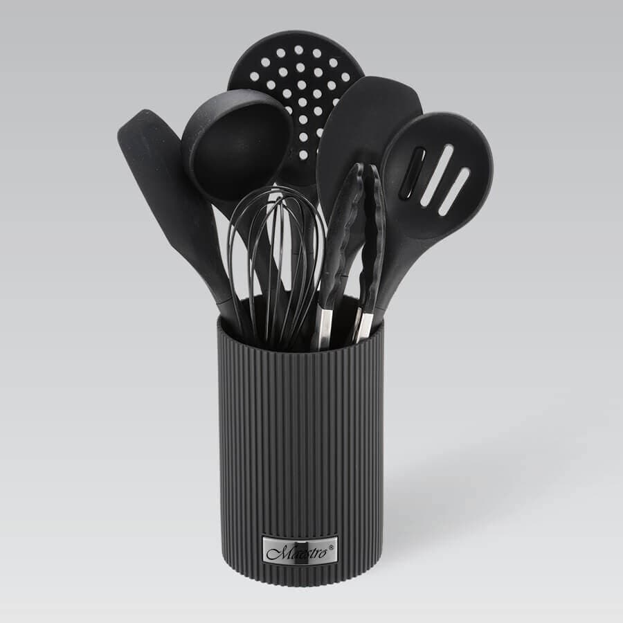 Maestro Σετ Εργαλείων Μαγειρικής Μαύρο MR-1542-BLACK 2