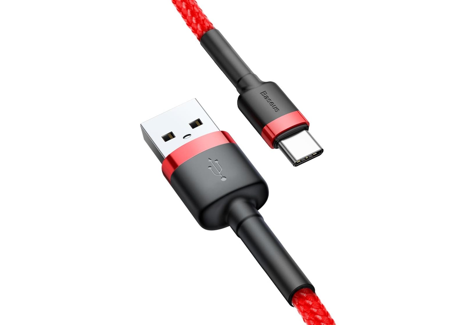 Baseus Cafule USB 2.0 Cable USB-C male - USB-A Κόκκινο 2m CATKLF-C09 5