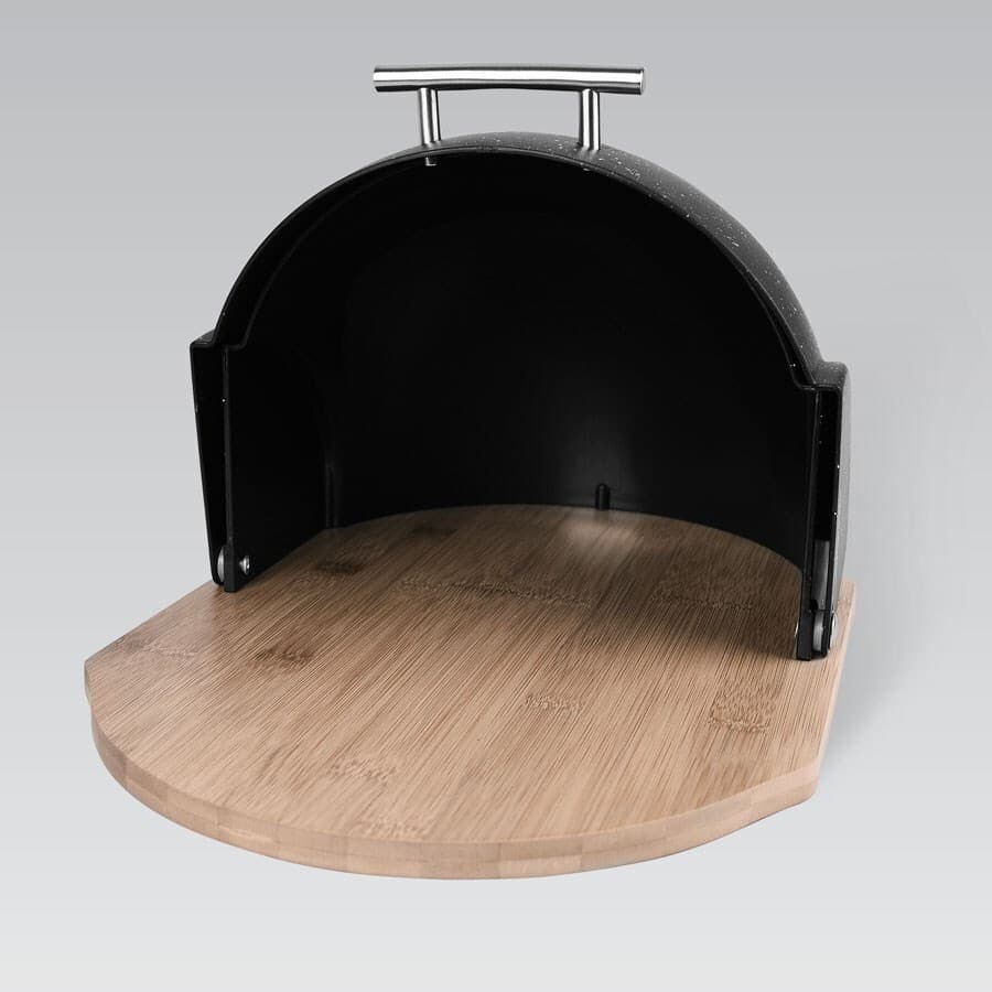 Maestro Ψωμιέρα Ξύλινη Μαύρη 35x27.5x25cm MR-1678G-BLACK 5
