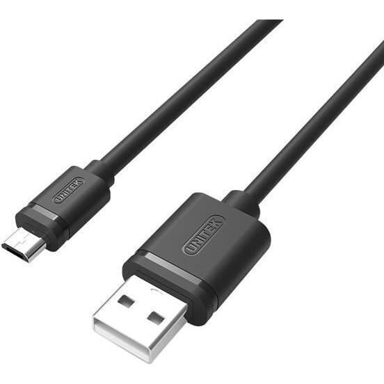Unitek Regular USB 2.0 to micro USB Cable Μαύρο 1m (Y-C451GBK) 3