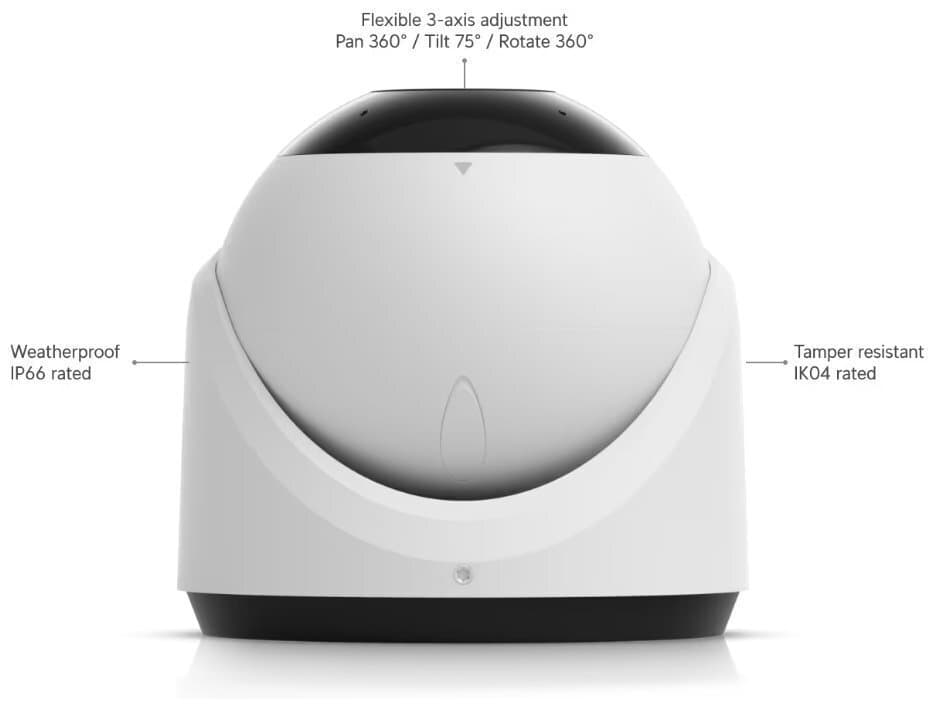 Ubiquiti G6 IP Κάμερα Παρακολούθησης 4K Αδιάβροχη με Μικρόφωνο 5