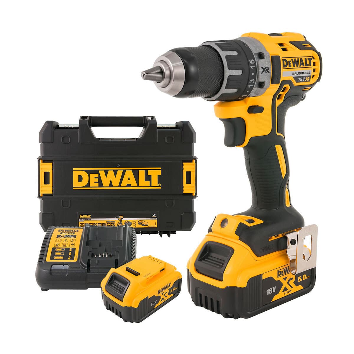 DEWALT DCD791P2 Δραπανοκατσάβιδο Μπαταρίας 18V 2x5Ah 6