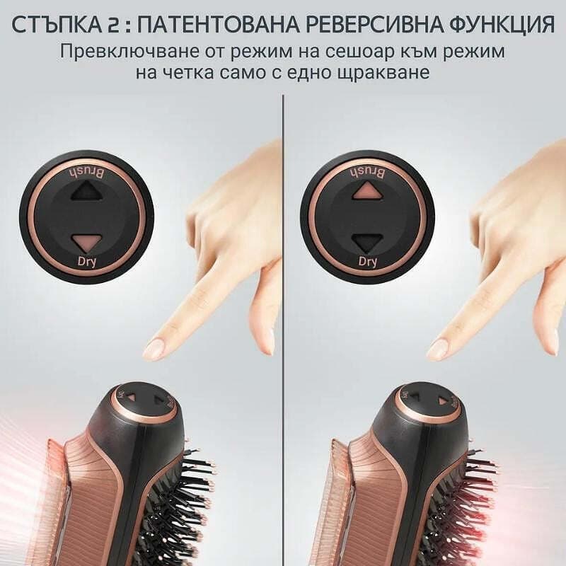 Rowenta Κεραμική Ηλεκτρική Βούρτσα με Αέρα 1200W CF9840F0 3