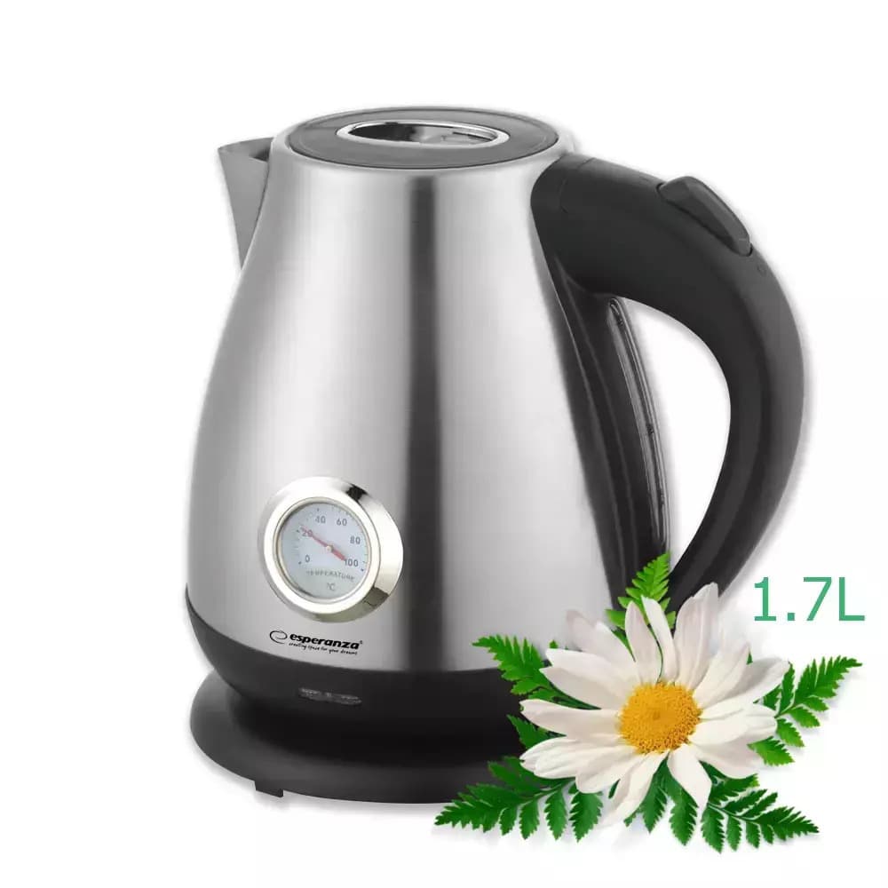 Esperanza Βραστήρας 1.7lt 2200W Ασημί EKK029 8