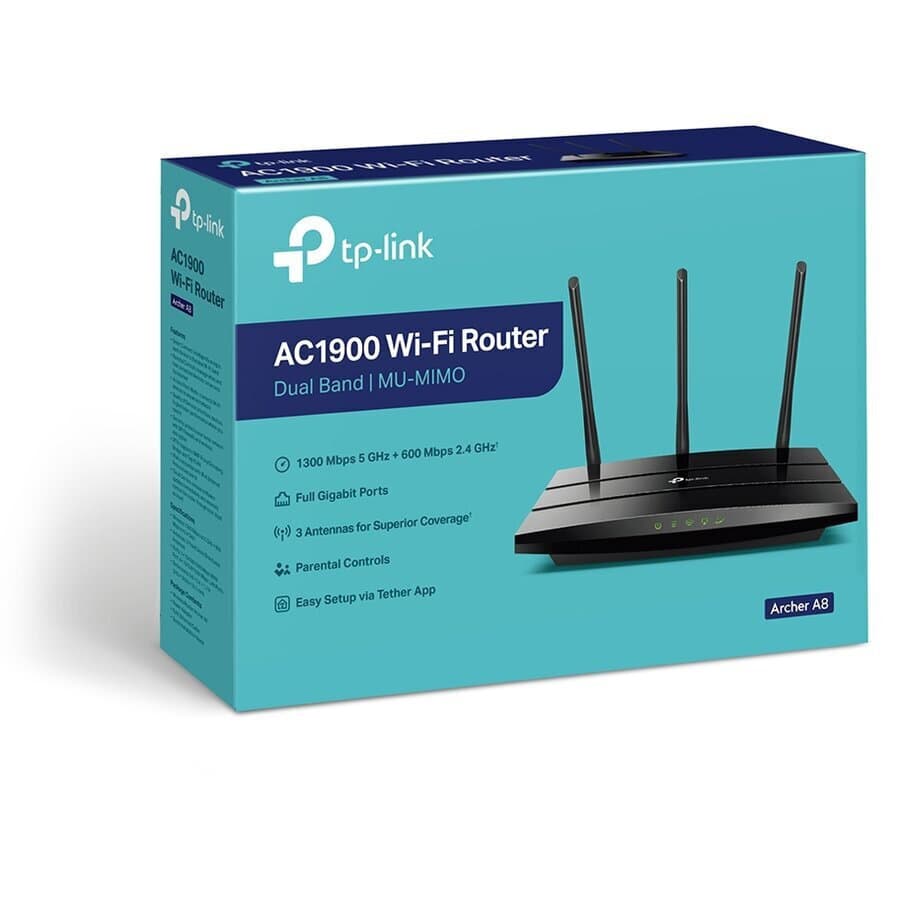 TP-LINK Archer A8 v1 Ασύρματο Router Wi‑Fi 5 με 4 Θύρες Gigabit 7