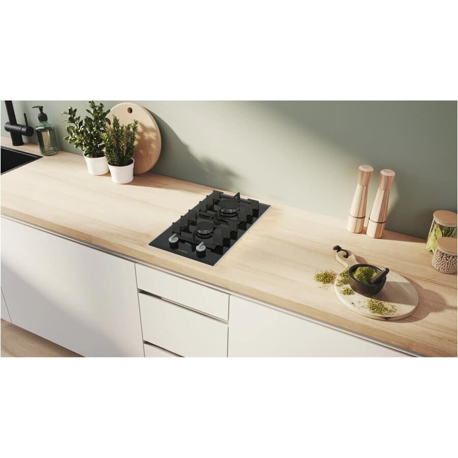 Bosch Serie 8 Domino Εστία Φυσικού Αερίου Αυτόνομη 30x52εκ. PRB3A6I40 5