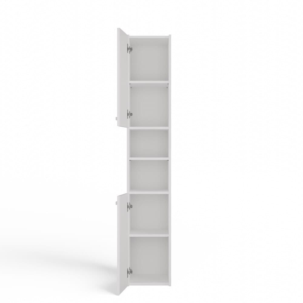 Topeshop S30 Στήλη Μπάνιου Δαπέδου Μ30xΒ30xΥ170cm Λευκή 7