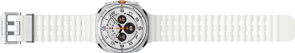 Samsung Galaxy Watch Ultra (2025) Titanium 47mm Αδιάβροχο με eSIM και Παλμογράφο (Λευκό) 6