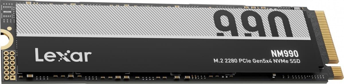 Lexar NM990 SSD 4.1TB τύπου M.2 με σύνδεση PCI Express 5.0 LNM990X004T-RNNNG 8