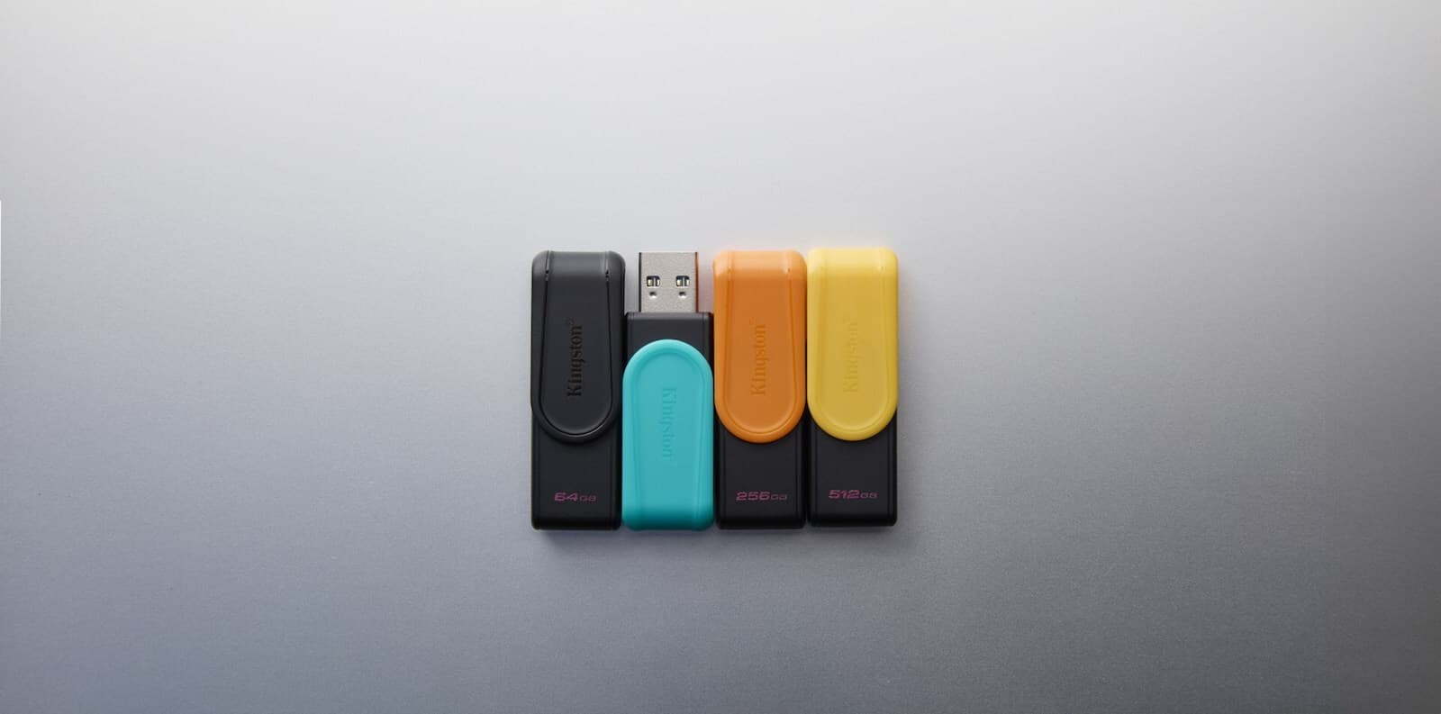 Kingston Datatraveler Exodia S 64GB USB 3.2 Stick Γκρι 8
