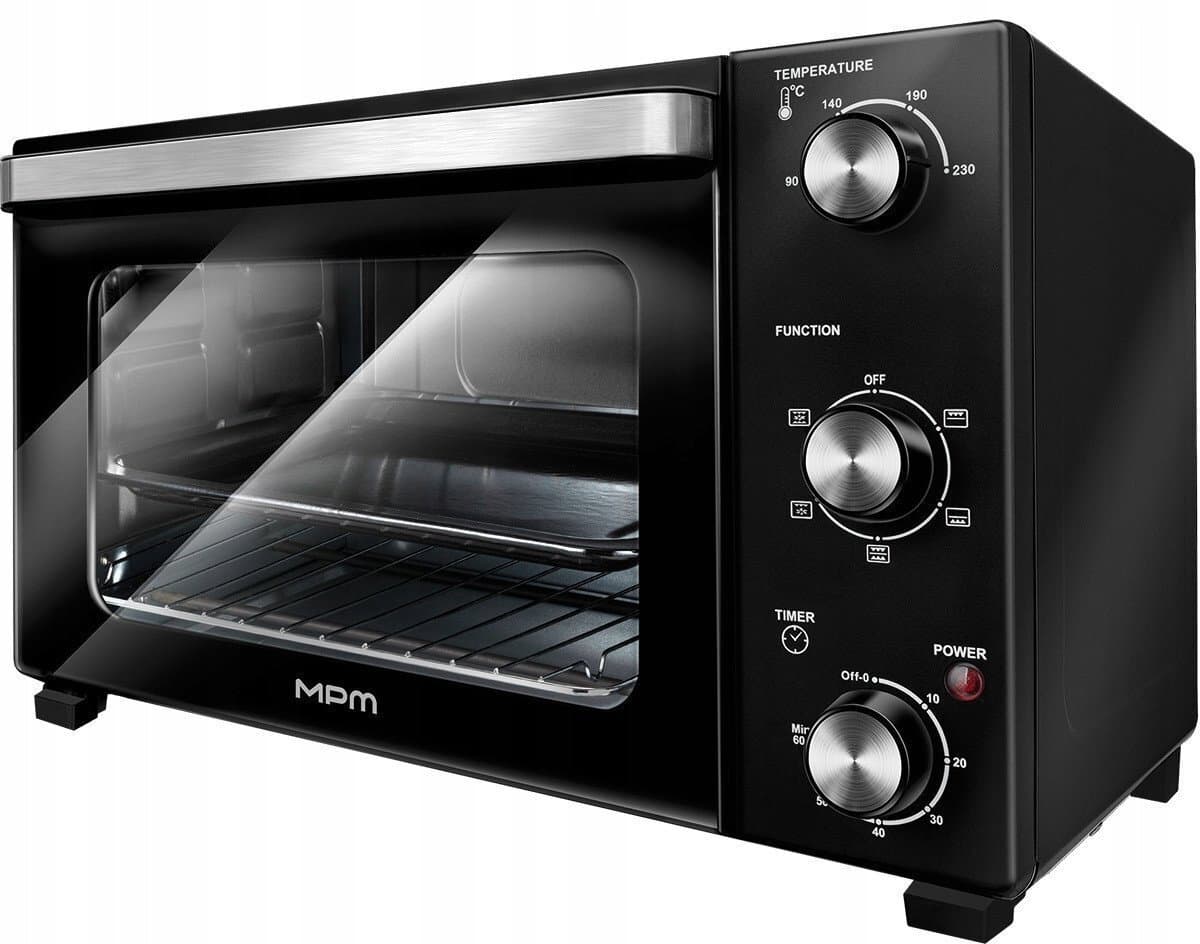 MPM MPE-16/T Ηλεκτρικό Φουρνάκι 35lt Χωρίς Εστίες Μαύρο
