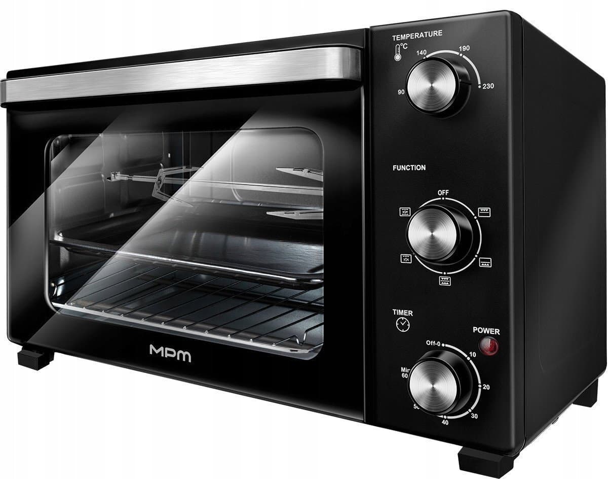 MPM MPE-17/T Ηλεκτρικό Φουρνάκι 48lt Χωρίς Εστίες Μαύρο 4