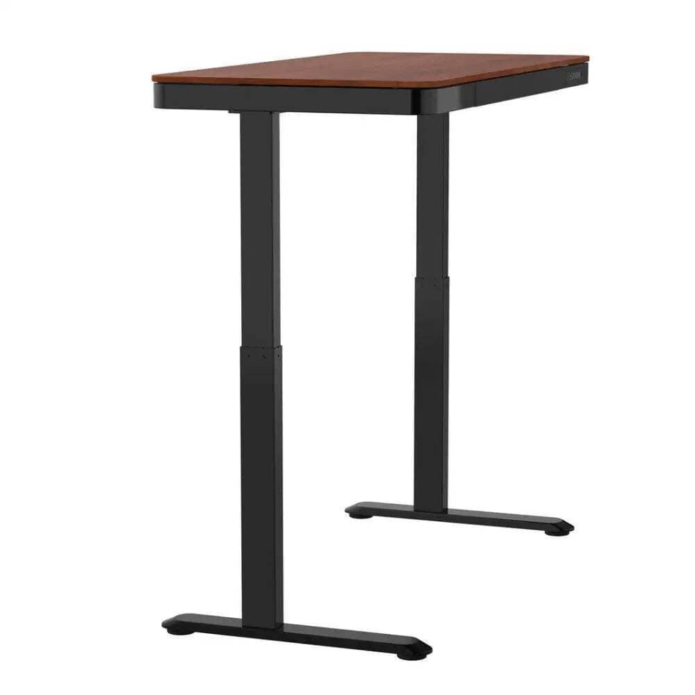 Ηλεκτρικό Γραφείο Ξύλινο Black/walnut με Μεταλλικά Πόδια & USB θύρες 140x70x50εκ. 7